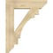 Ekena Millwork Merced Slat Rough Sawn Bracket w/ Offset Brace, Douglas Fir, 8"W x 30"D x 38"H BKT0806X30X38MRC06RDF - alternate 4